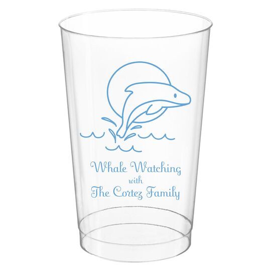 Whale Clear Plastic Cups